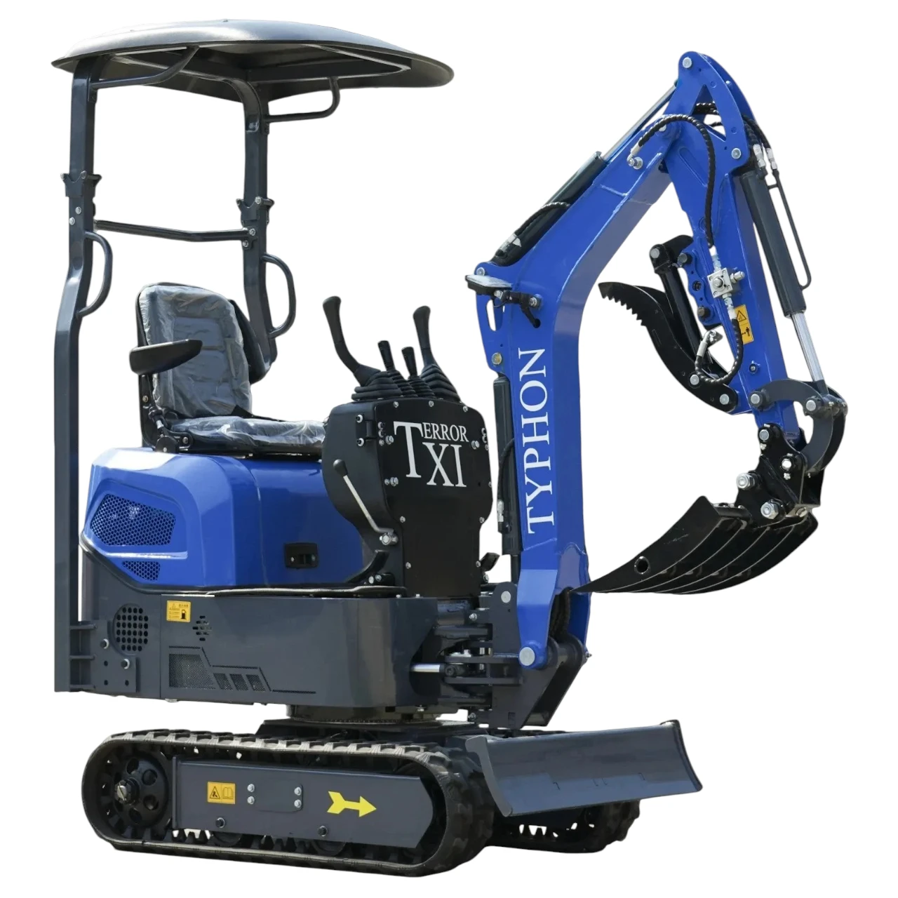 TERROR XI Mini Excavator Digger 13.5hp Gas B&S EPA Engine with 13 Attachments