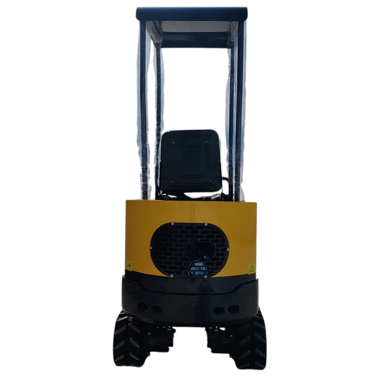 TYPHON TERROR X STORM Mini Excavator – 1 Ton Trench Digger with Canopy, Hydraulic Thumb Clip, Bucket USA