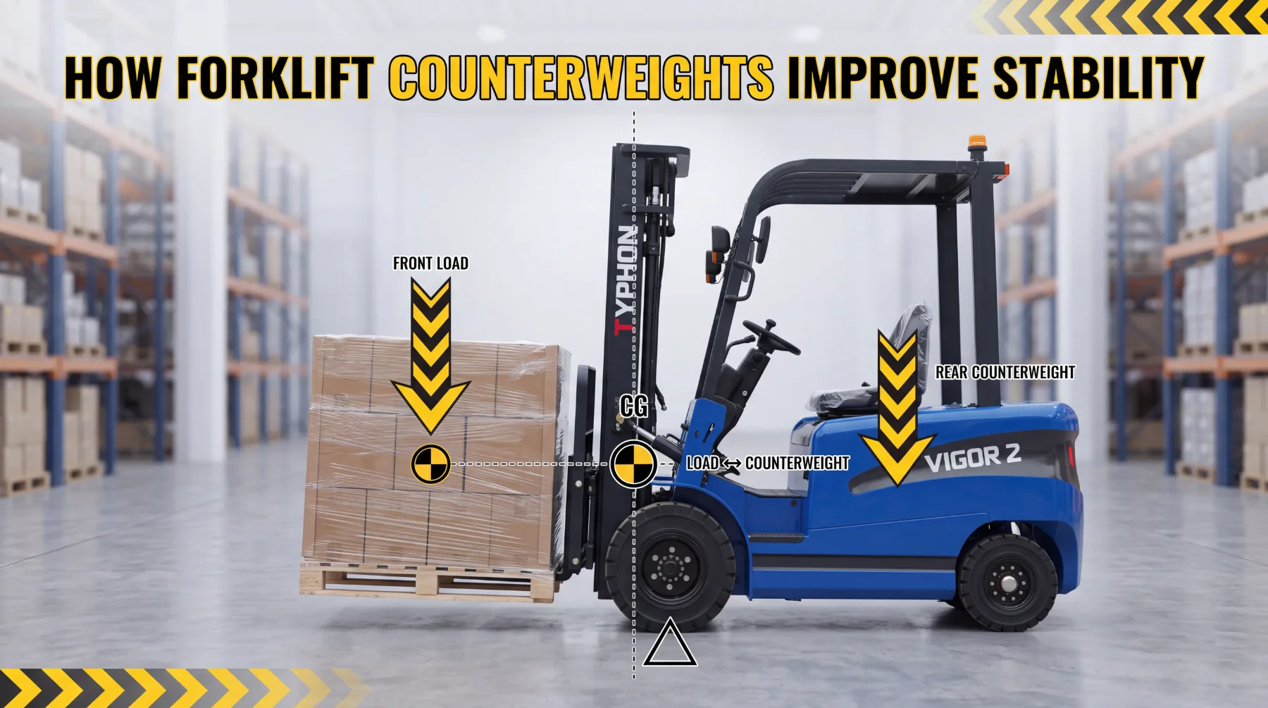 How Forklift Counterweights Improve Stability