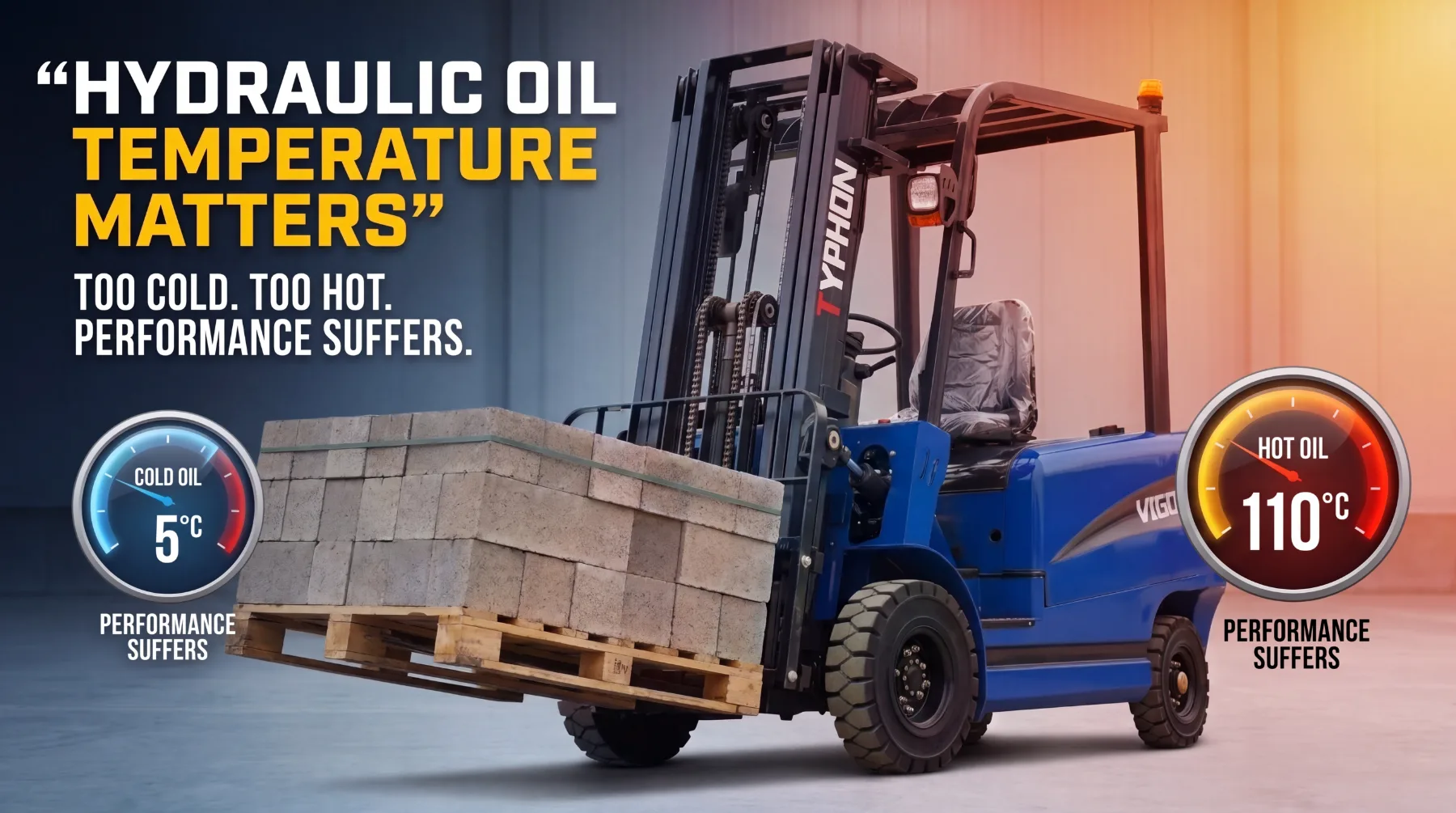 How Hydraulic Oil Temperature Can Affect Forklift Performance