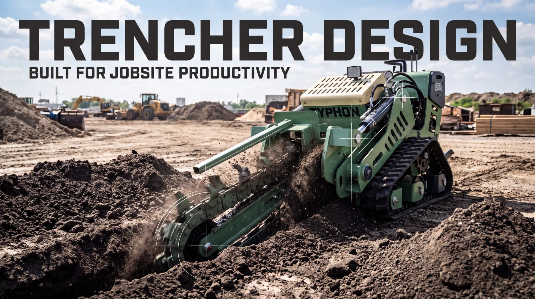 How Skid Steer Trencher Design Affects Jobsite Productivity