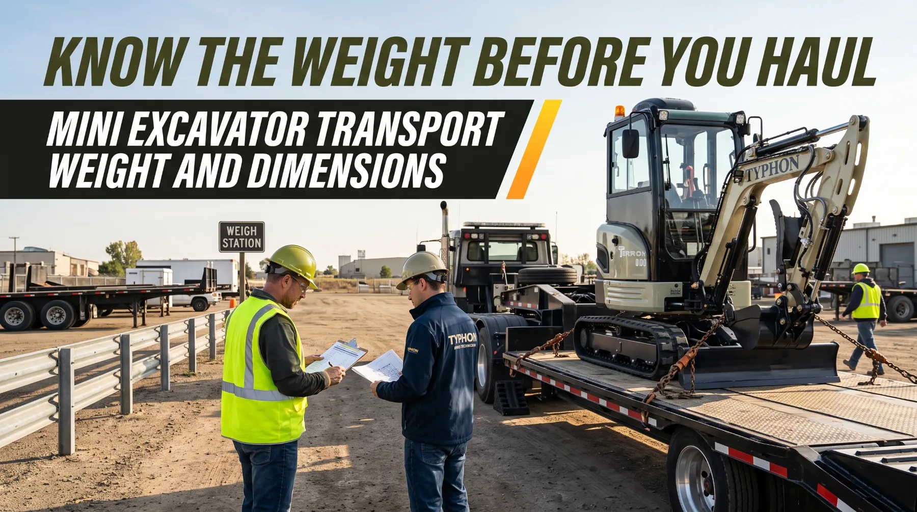 Mini Excavator Weight and Transport Requirements for Construction Jobsites